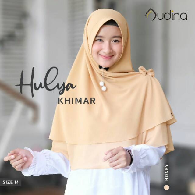 Khimar non pet double layer ceruty babydoll/Hulya Khimar Audina