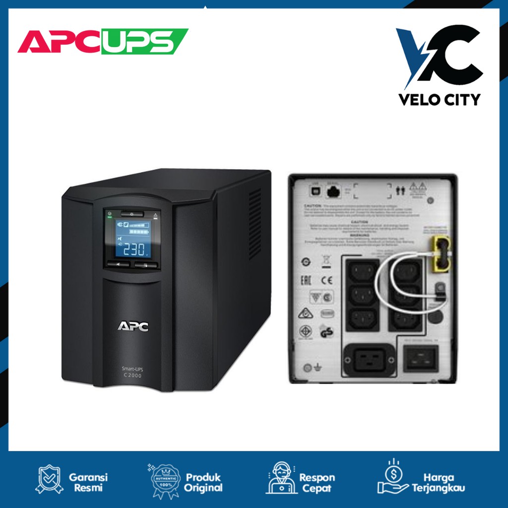 APC Smart UPS C 2000VA LCD 230V SMC2000I - Garansi Resmi 2 tahun