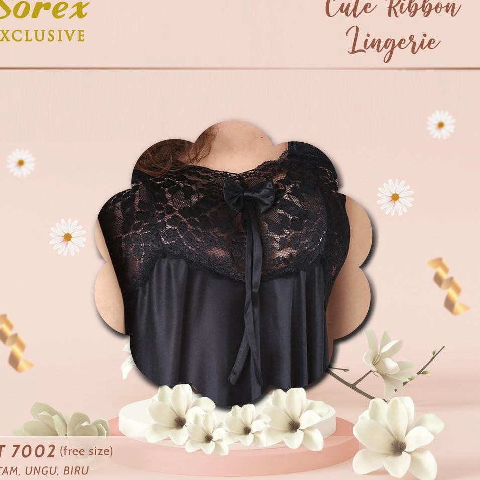 Baju Tidur Wanita Satin Halus Premium Lingerie Sorex Exclusive BT 7002-4