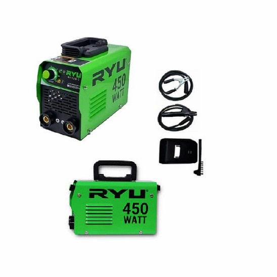 Mesin Las Inverter RYU 450watt Basic RII120-2 Travo Las 450 Watt / las RYU 450watt PROMO