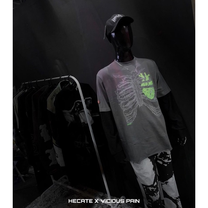 Hecates Tee Long Collaboration "Hecates x Vicious Pain" Drop 8