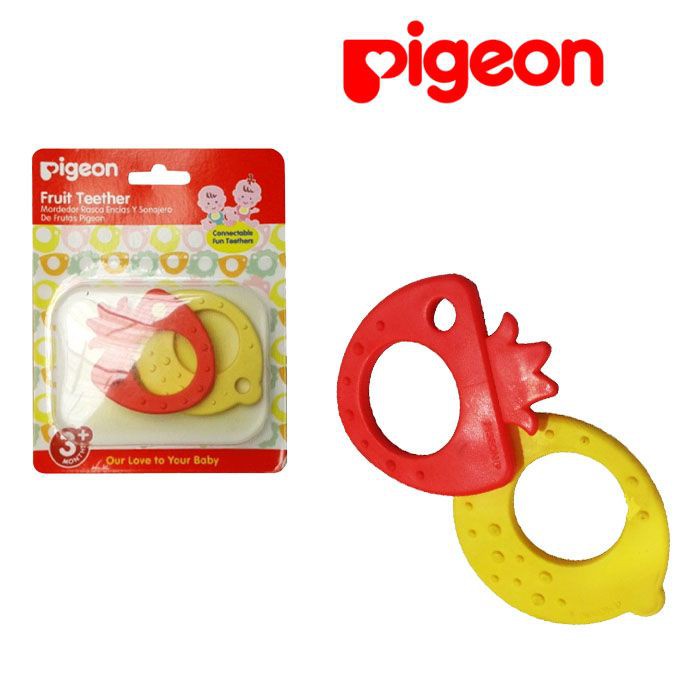 *FRAULEINCO* PIGEON Teether Fruit | Gigitan Bayi / Teether step 1 step 2