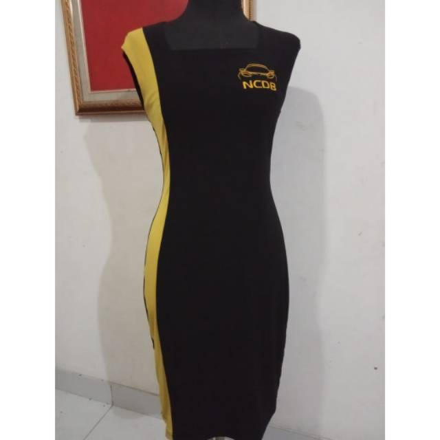 Seragam SPG Spandex Scuba Seragam Usher Frontliner Dress Blouse