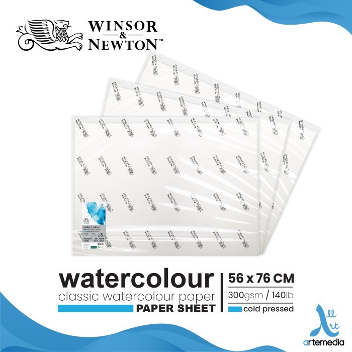 

Menakjubkan Kertas Cat Air Winsor & Newton Classic 56X76Cm Watercolor Paper Sheet Promo