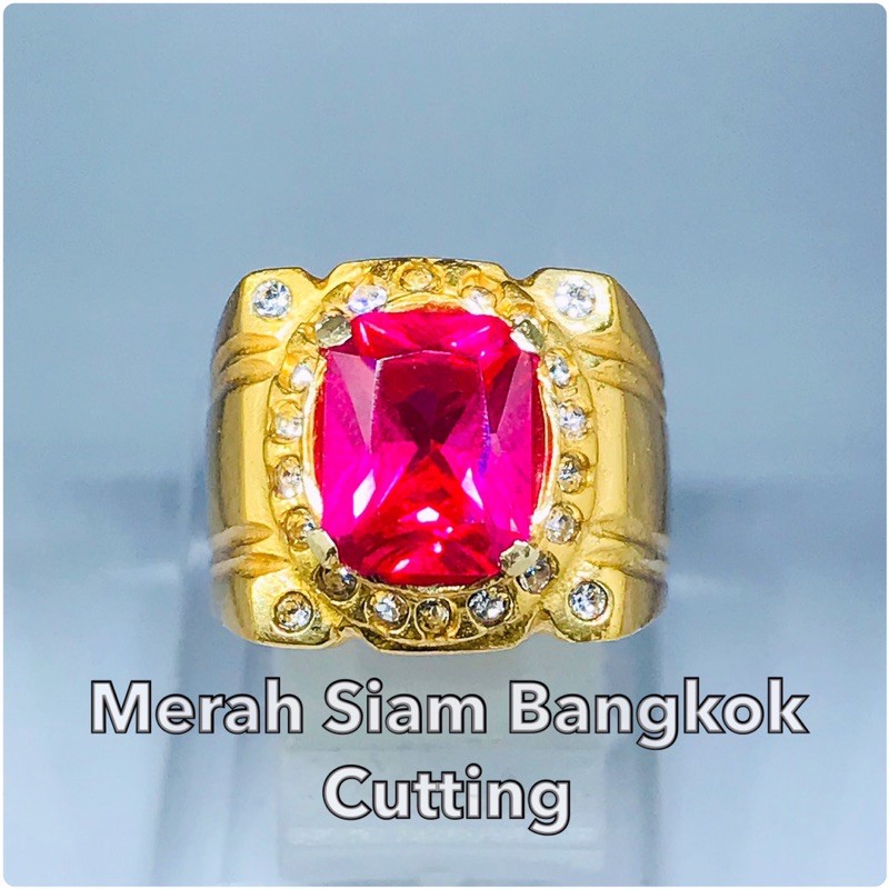 Cincin Merah Siem Rose Bangkok Cutting