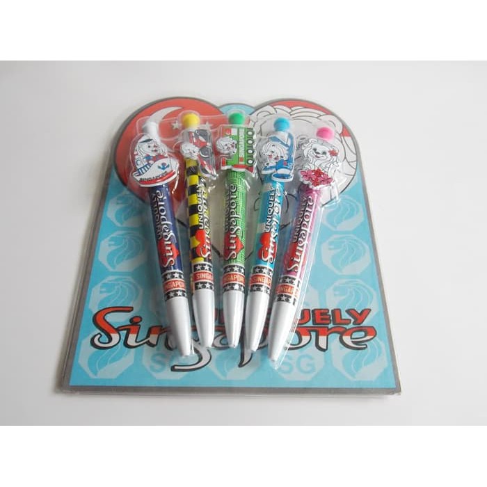 

[PROMO] Pulpen/Bolpoint Unik Singapore Pelangi- Souvenir Unik Singapore