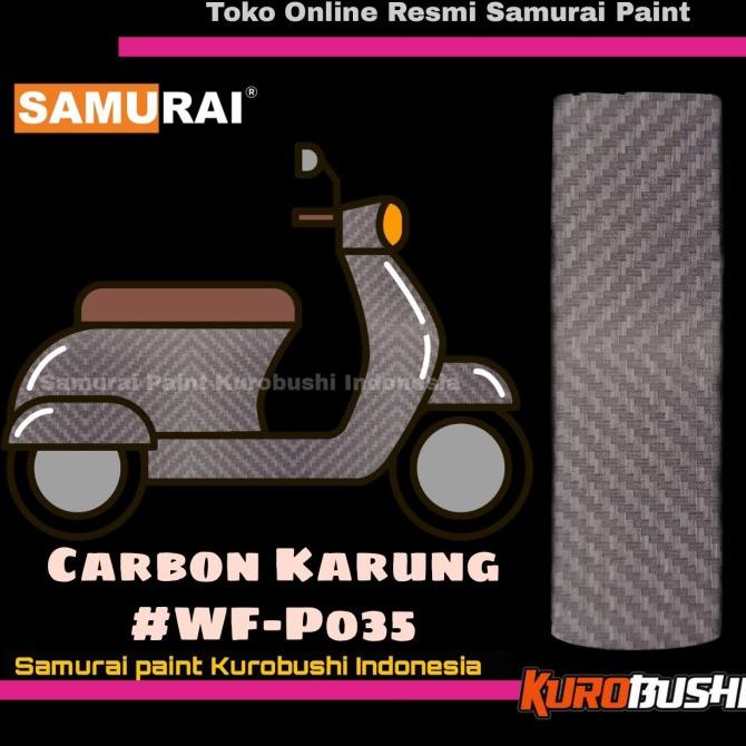

Samurai Paint Carbon Karung Wf-P035 Water Transfer Film Buatan Jepang