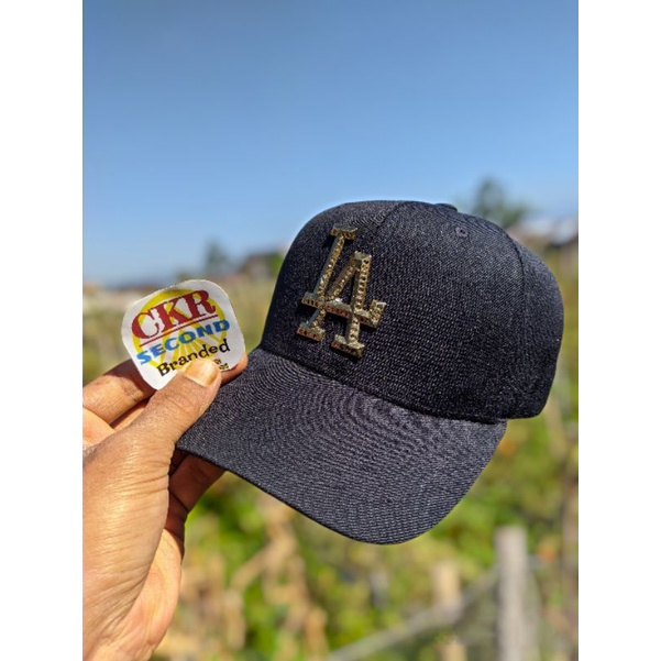 topi pria original branded MLB LA DODGERS logo BESI