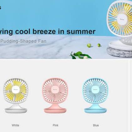 kipas angin baseus pudding fan mini portable kipas meja original