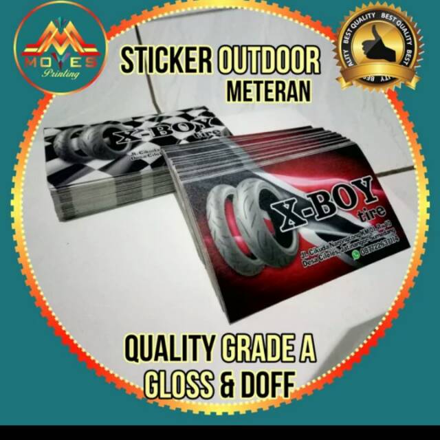 

Cetak Sticker Meteran Outdoor _ Sticker Indoor _ Sticker Label _ Sticker Promosi