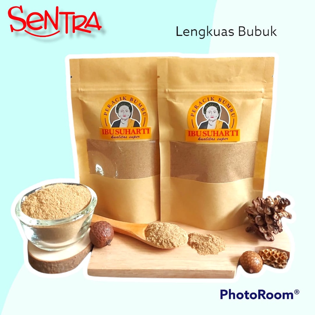 

(BUMBU DAPUR REMPAH-REMPAH) IBU SUHARTI - LENGKUAS BUBUK MURNI / PURE GALANGAL POWDER KUALITAS PREMIUM