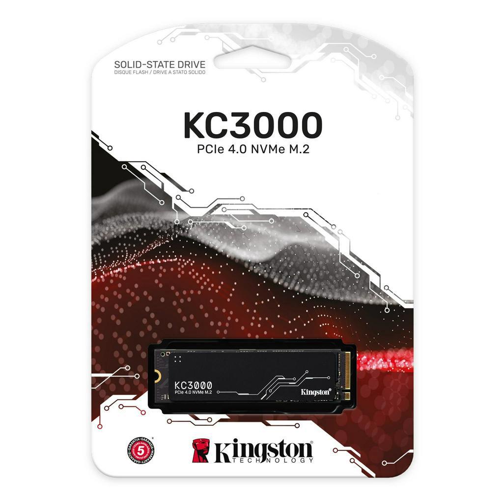 NVME KINGSTON KC3000 512GB GEN 4 7000/3900mbps | SSD PCIe 4.0