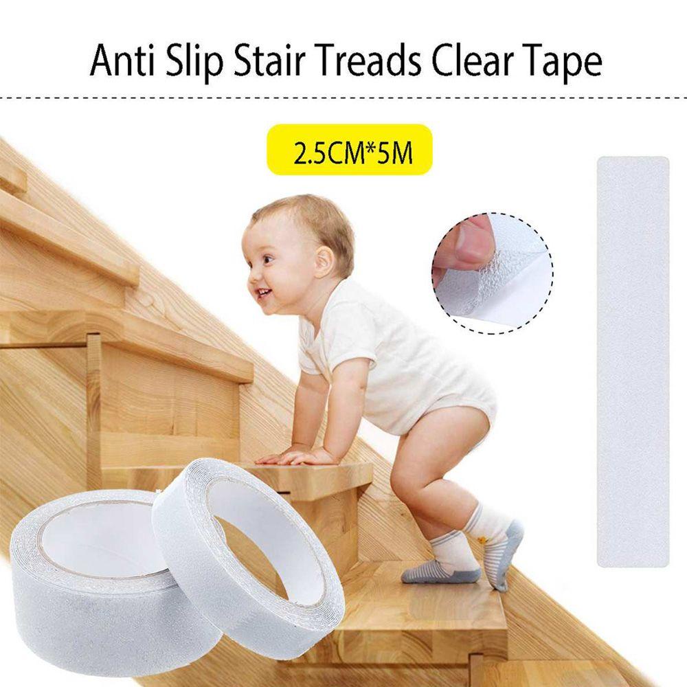 AUGUSTINA Lakban Anti Slip Aman Karet Berbahaya Gesekan Tinggi Perekat Pad Flooring Strips