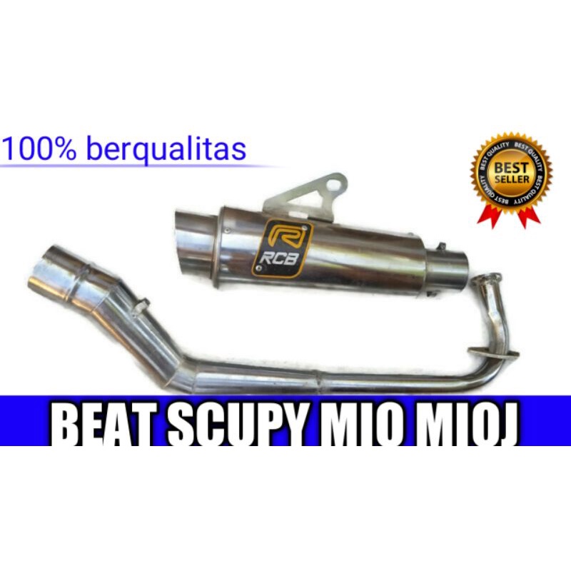 KNALPOT RACING RCB BEAT MIO SCUPY MIO J FINO