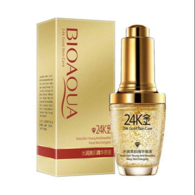 SERUM BIOAQUA GOLD / SERUM WAJAH / BIOAQUA 24K ESSENCE SKIN CARE