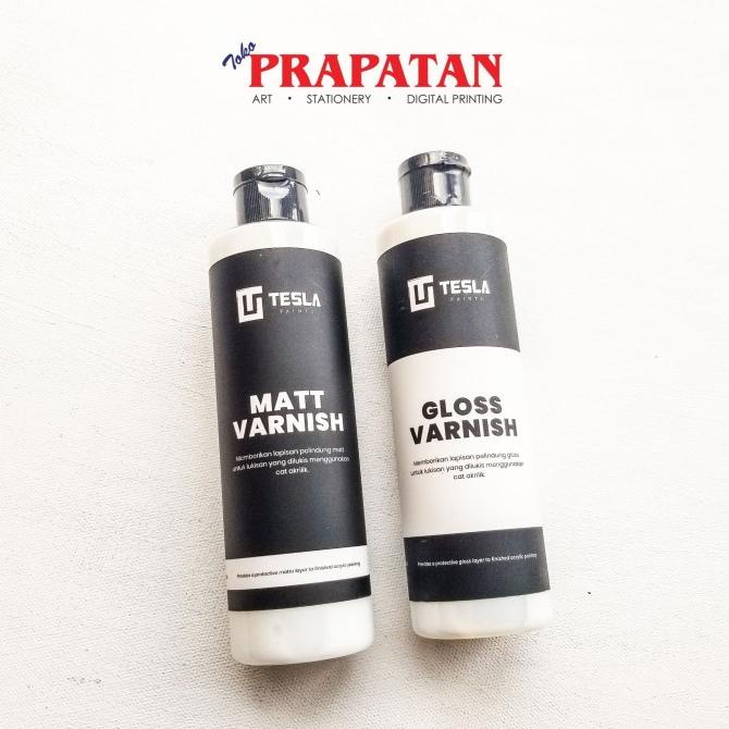 

TERLARIS Tesla Paints Acrylic Gloss Varnish 250ml/CAT AKRILIK SET/CAT AKRILIK SET 24 WARNA/CAT AKRILIK PASTEL/CAT AIR/CAT AIR LUKIS SET/CAT AIR GIOTTO/KUAS LUKIS 1 SET/KUAS LUKIS KECIL/KUAS LUKIS LENGKAP/KANVAS LUKIS/KANVAS LUKIS SKETSA/KANVAS LUKIS