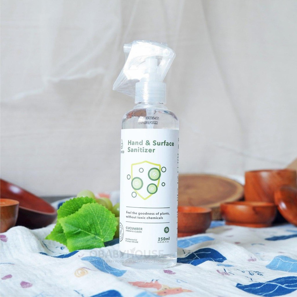 Pureco Hand &amp; Surface Sanitizer Cucumber 250 ml