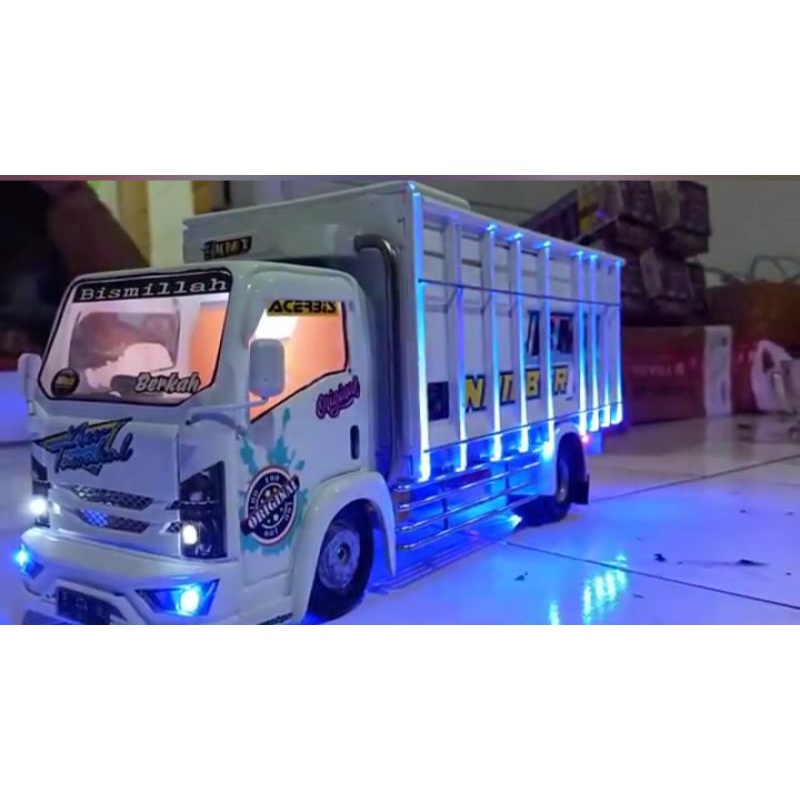 miniatur truk oleng parah new tawakal 5 full variasi
