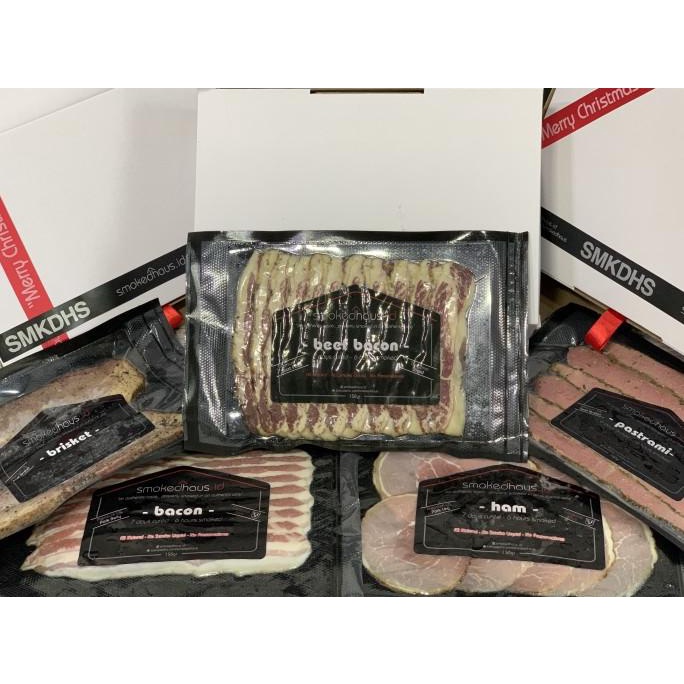 

READY COD X-MAS HAMPERS / Parcel Natal (Bacon/Ham/BeefBacon/Pastrami/Brisket) TERGOKIL
