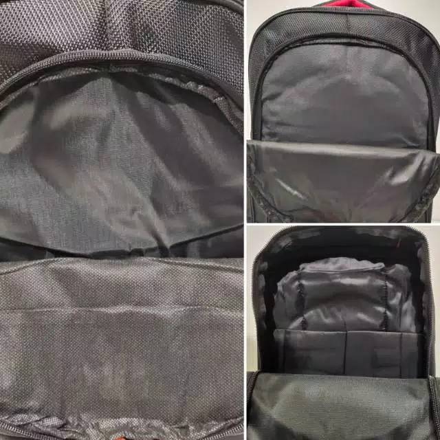 Tas ransel laptop kerja / sekolah backpak Polo ARN 91AR38 obral murah berkualitas free rain cover