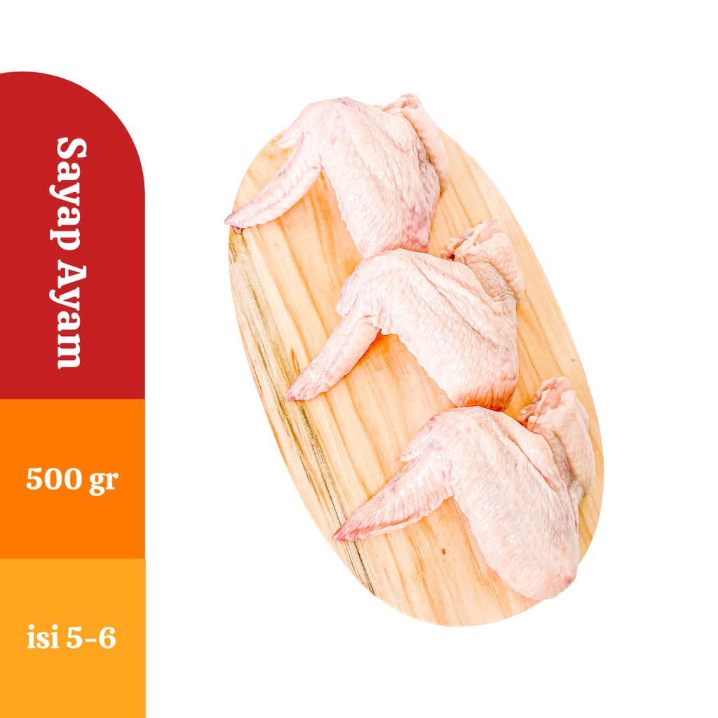 

Sayap Ayam / Chicken Wings 500 Gram