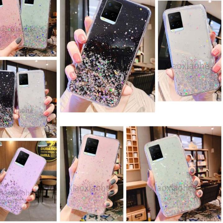 ♥IMPORT♥ Vivo V23e V21 5G Y21 Y21S 2021 Y33S Y53S Y51 2020 Y51A Y15s Soft Case Tpu Bahan Premium Gli