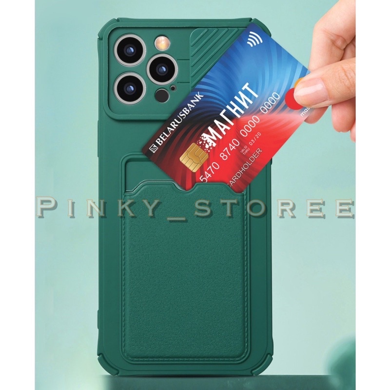 OPPO A12/ A11K/ A9 2020/ A5 2020/ A7/ A5S/ A3S/ A1K/ A37/ A37F/ NEO 9/ F9/ SOFT CASE MACARON SLIDE CAMERA PLUS SLOT CARD HOLDER