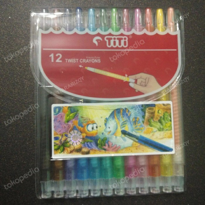 

crayon putar TiTi 12 warna