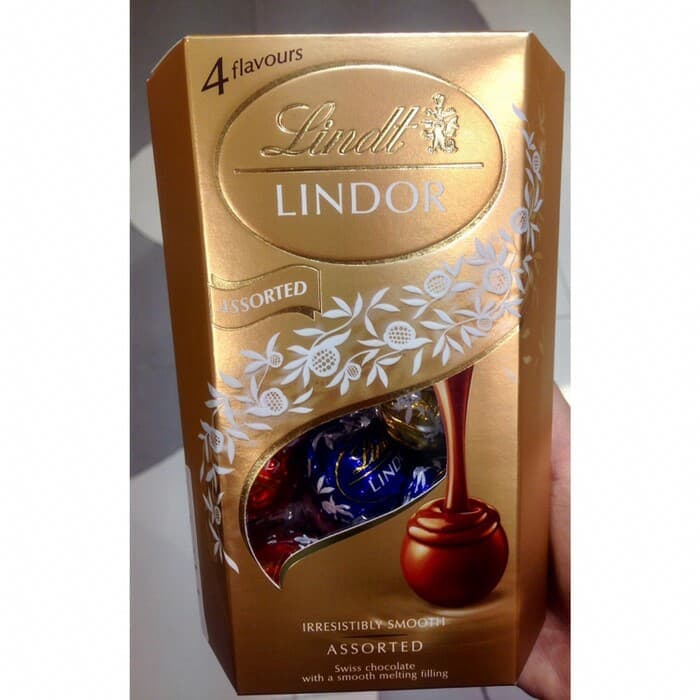 

Lindt Lindor Assorted Chocolate Truffle-Coklat Truffle Import Swiss