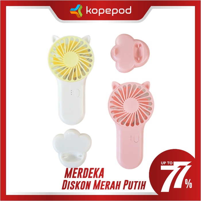 MINIFAN KIPAS ANGIN PORTABLE KOREAN DESIGN 3 SPEED SLIM DESIGN