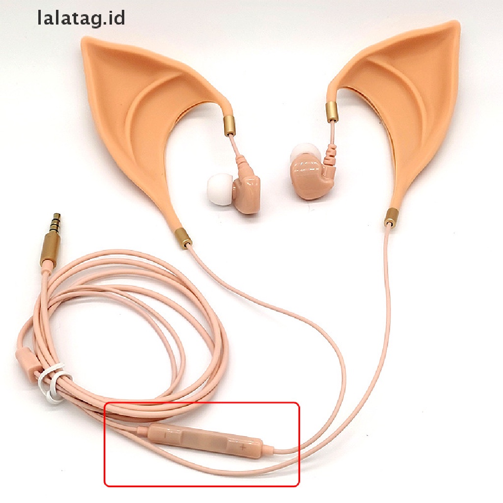 (Flyag) Elf Earbuds Earphone In-Ear Handsfree Dengan Mic Untuk Hadiah / Liburan