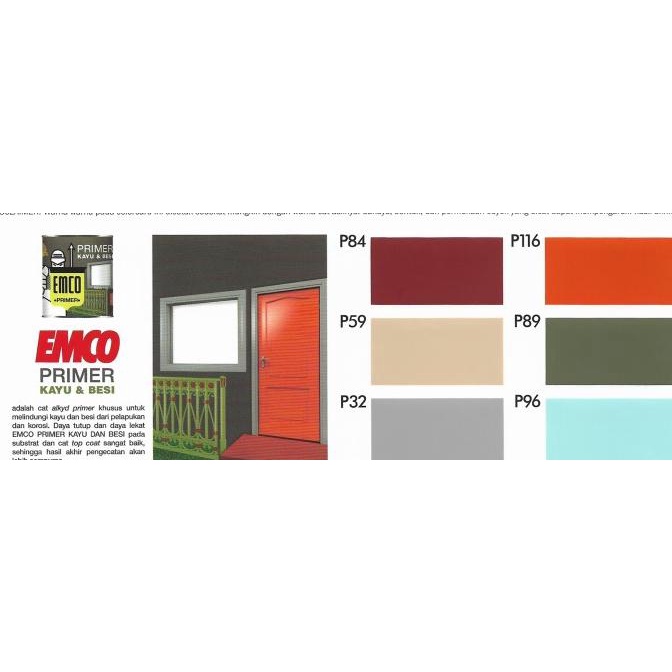 Primer Besi Anti Karat Emco PKB - 1kg Cat Dasar BEST DEAL