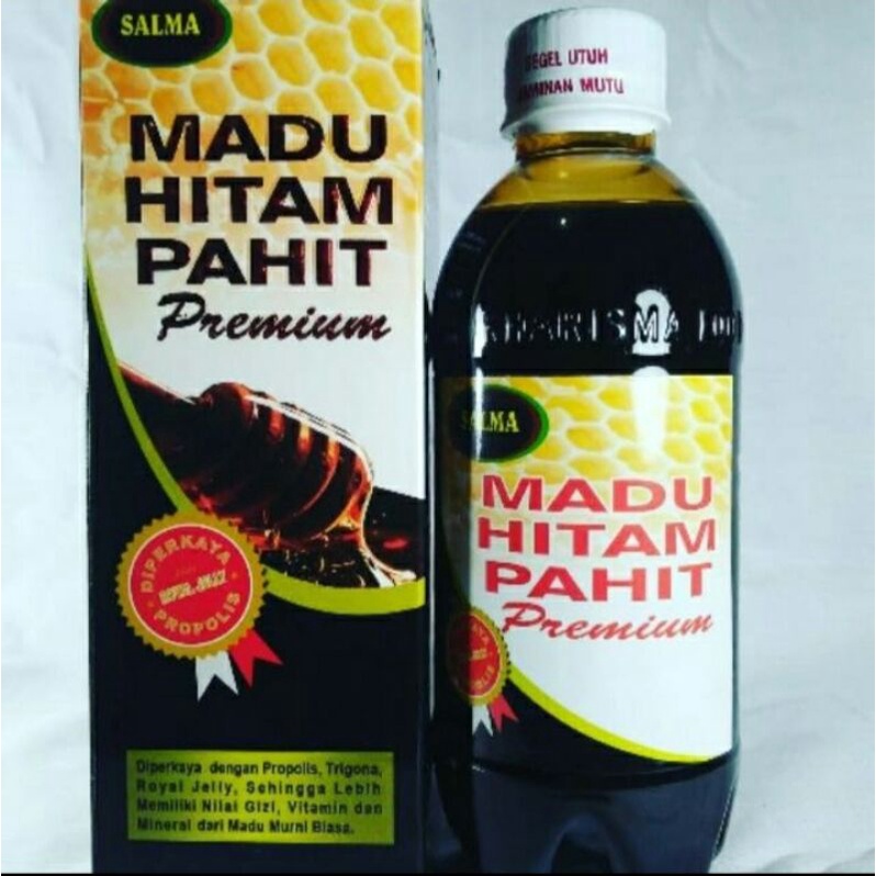 

(HARGA SPESIAL) MADU HITAM PAHIT PREMIUM SALMA 500GR