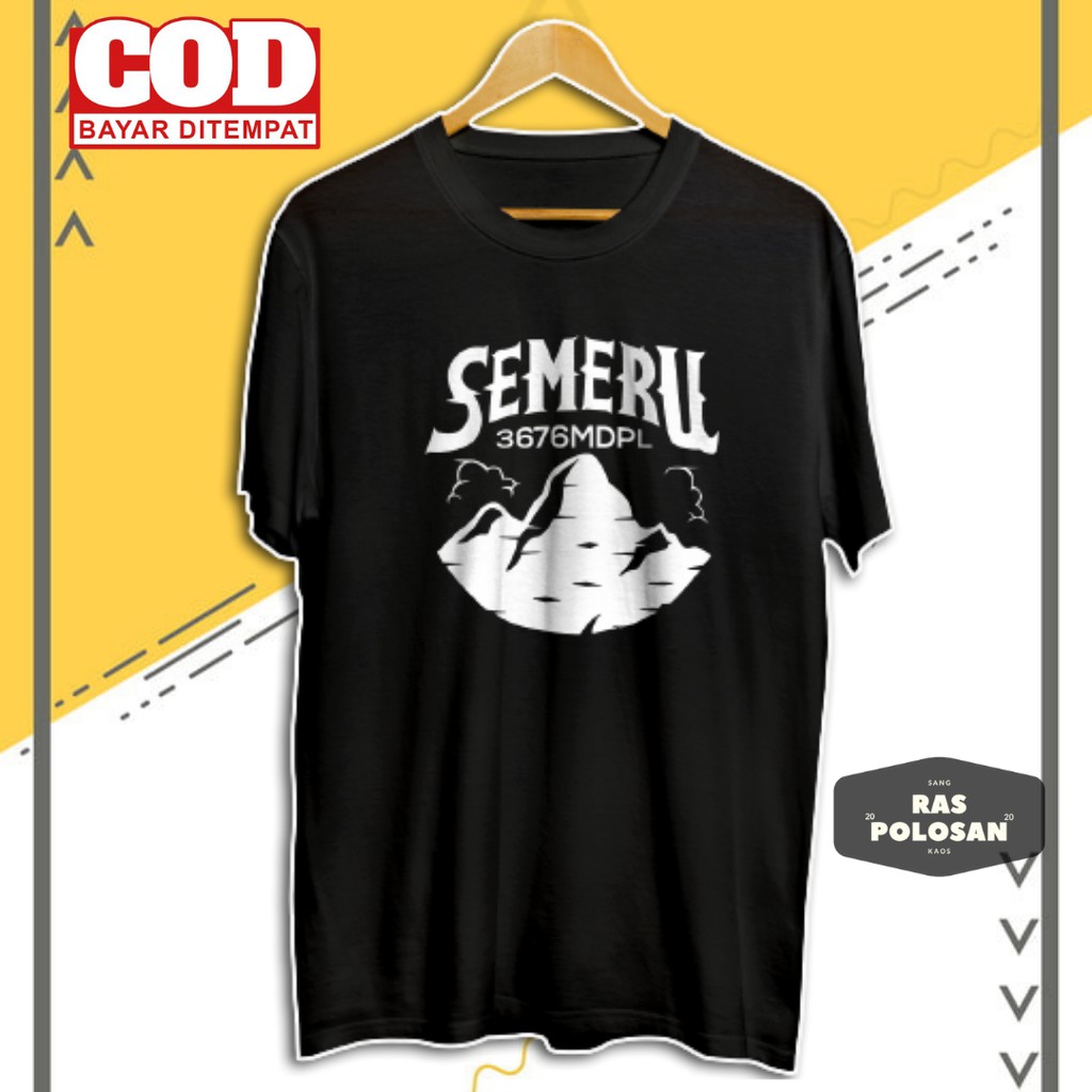 KAOS PENDAKI KAOS GUNUNG KAOS TRAVELING KAOS  ADVENTURE BAJU KAOS DISTRO SEMERU