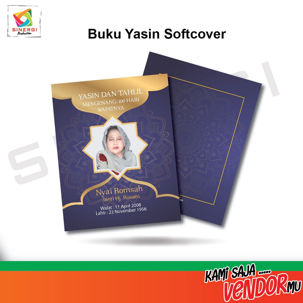 BUKU YASIN TAHLIL SOFT COVER KEKINIAN ELEGAN_tanpa tambahan