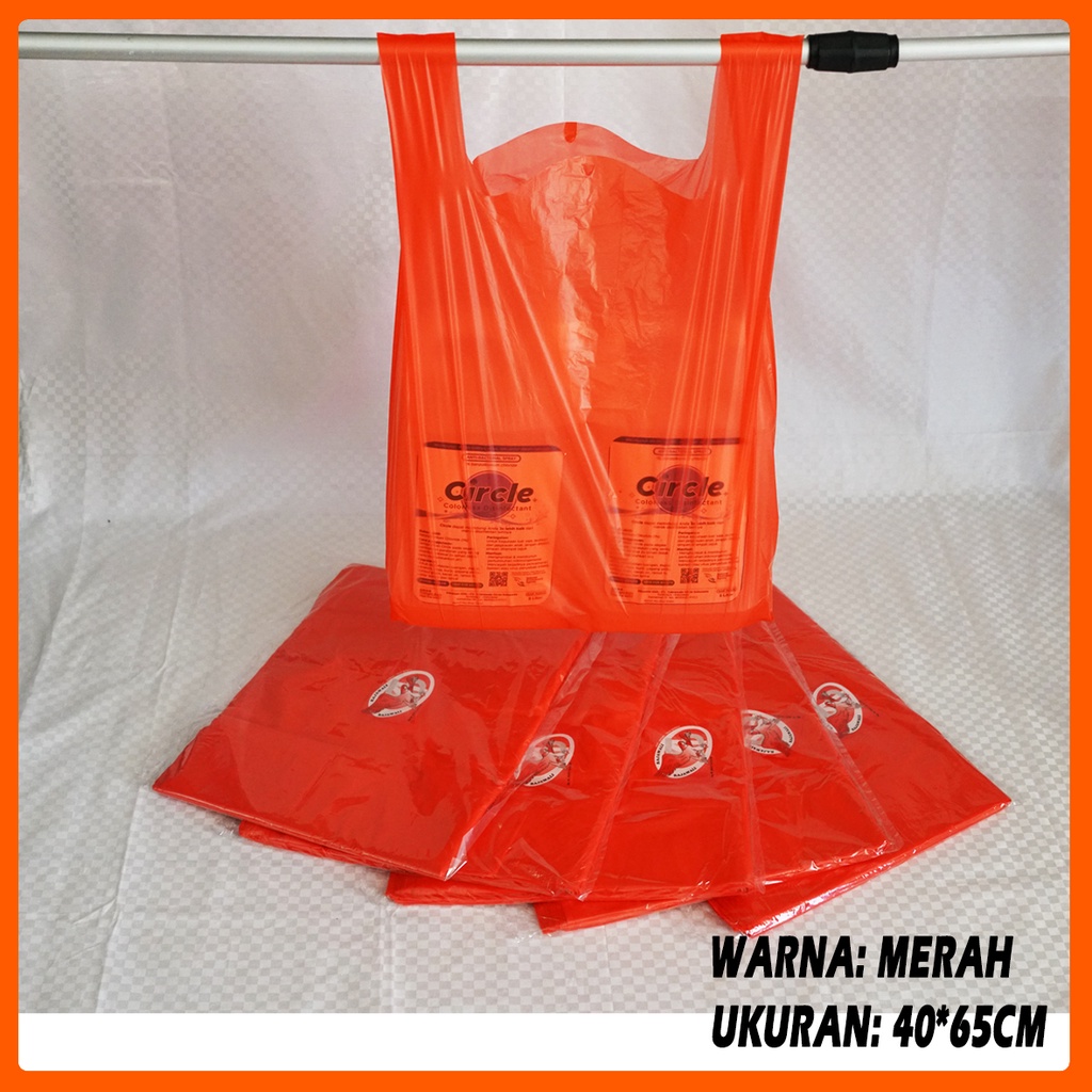 Plastik Kresek laundry bag 40X65CM isi50pcs Kantong Plastik HD Berlanja Plong  Plastik Packing Tebal