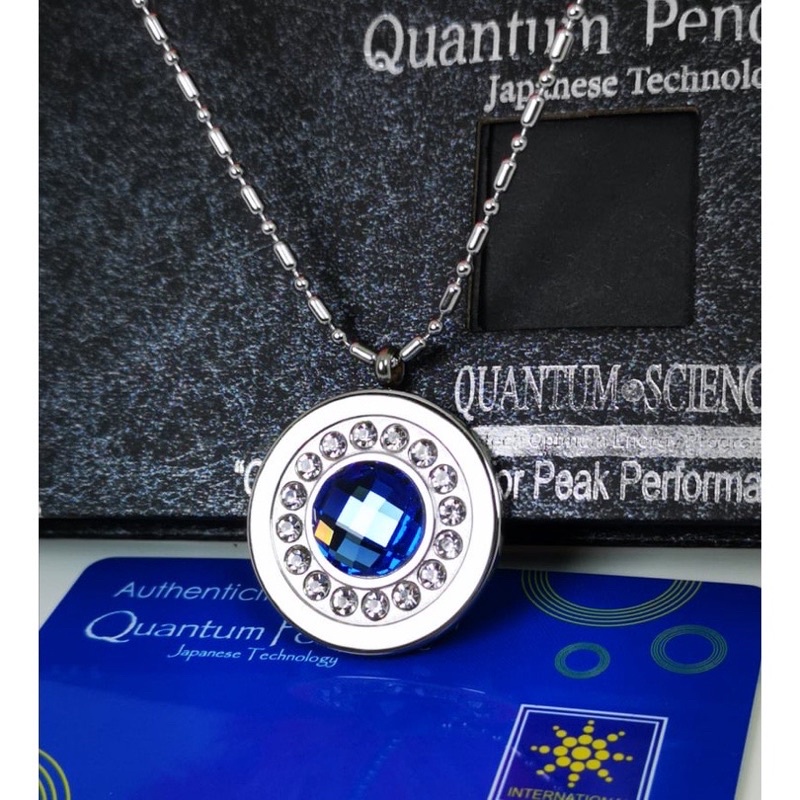 Kalung Quantum Pendant Bule Premium Quality Terbaru