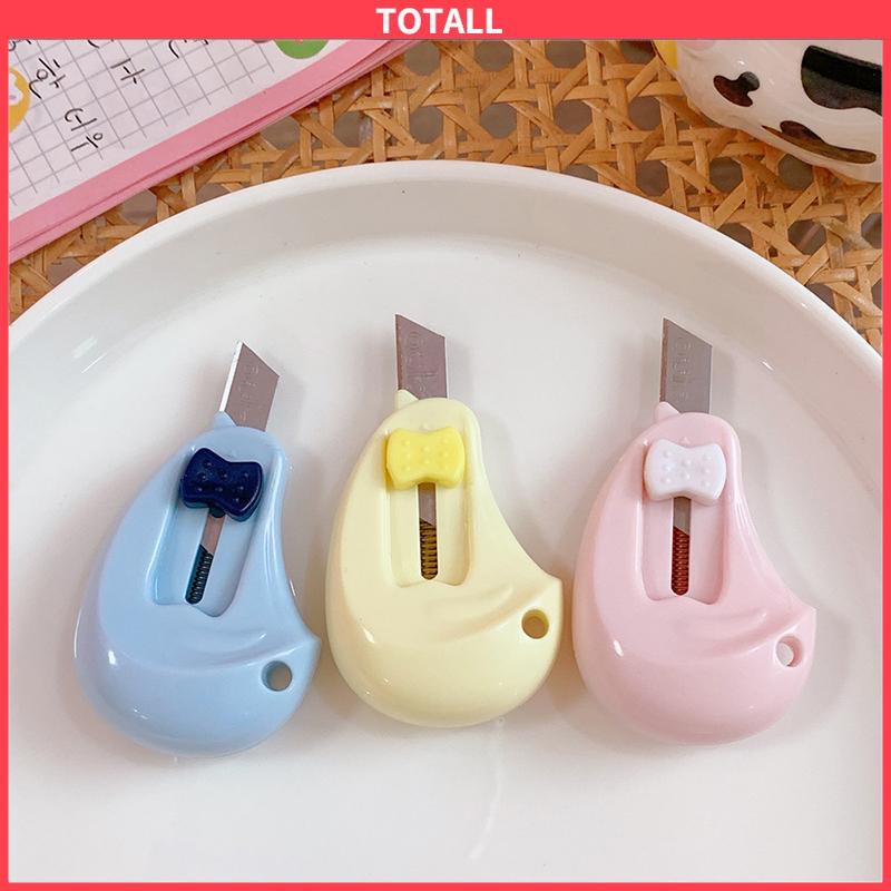 COD Cute Mini Cutter Pisau Kecil Lucu Portable Small Utility Knife Alat Perlengkapan Seni Siswa