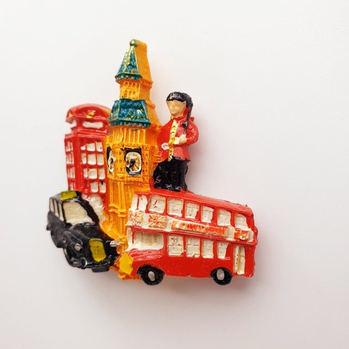 3D Fiber Souvenir Magnet Negara magnet Kulkas Tempelan kulkas LONDON 5