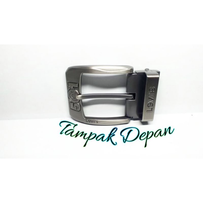 KEPALA GESPER / KEPALA IKAT PINGGANG KULIT MODEL JARUM TUSUK BLACKNEKEL BUCKLE