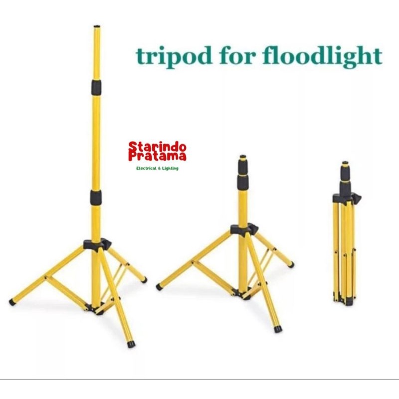 TRIPOD LAMPU SOROT/TRIPOD FLOOD LIGHT TIANG LAMPU DUDUKAN LAMPU SOROT