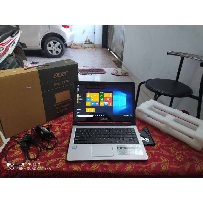 Laptop Acer Intel core i3 Skylake mulus fulset segel ori