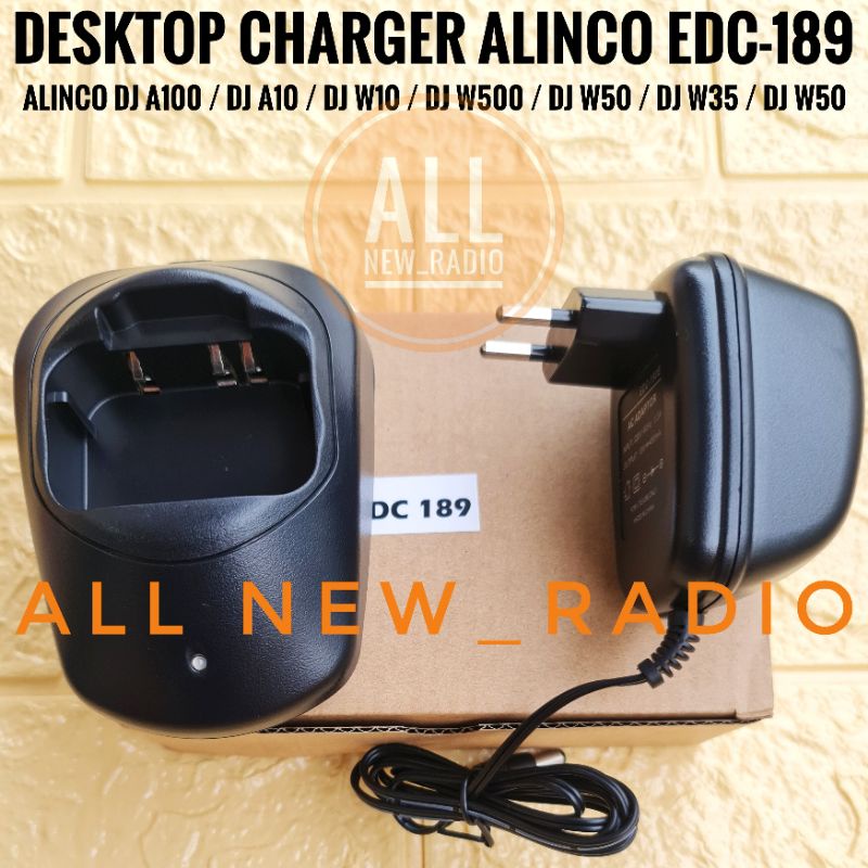 CHARGER HT ALINCO DJ A10 DJ W10 DJ W35 DJ W500 / DESKTOP CHARGER HT ALINCO DJ W10 DJ A10 DJ W500 EDC