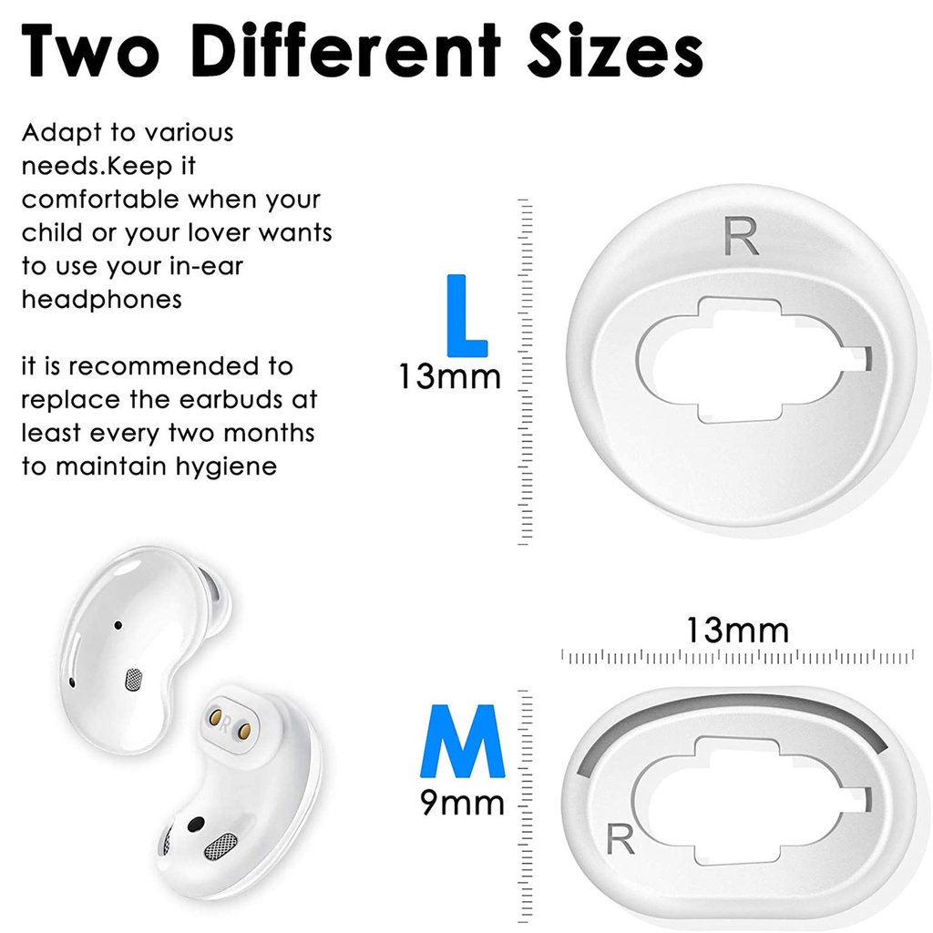 [ Samsung Galaxy Buds silicone earmuffs  Compatible  With Samsung Galaxy Buds Live ]