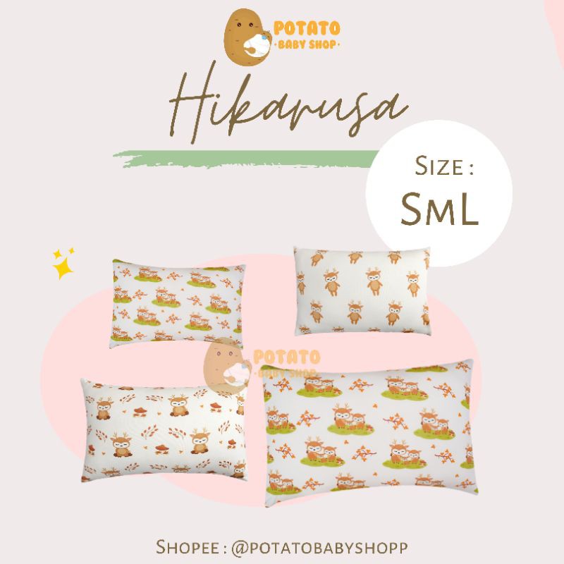 Hikaru SML- Bantal Hikarusa SML Deer Sky / Snow / Mushroom / Family / Baby Shark Pinkfong