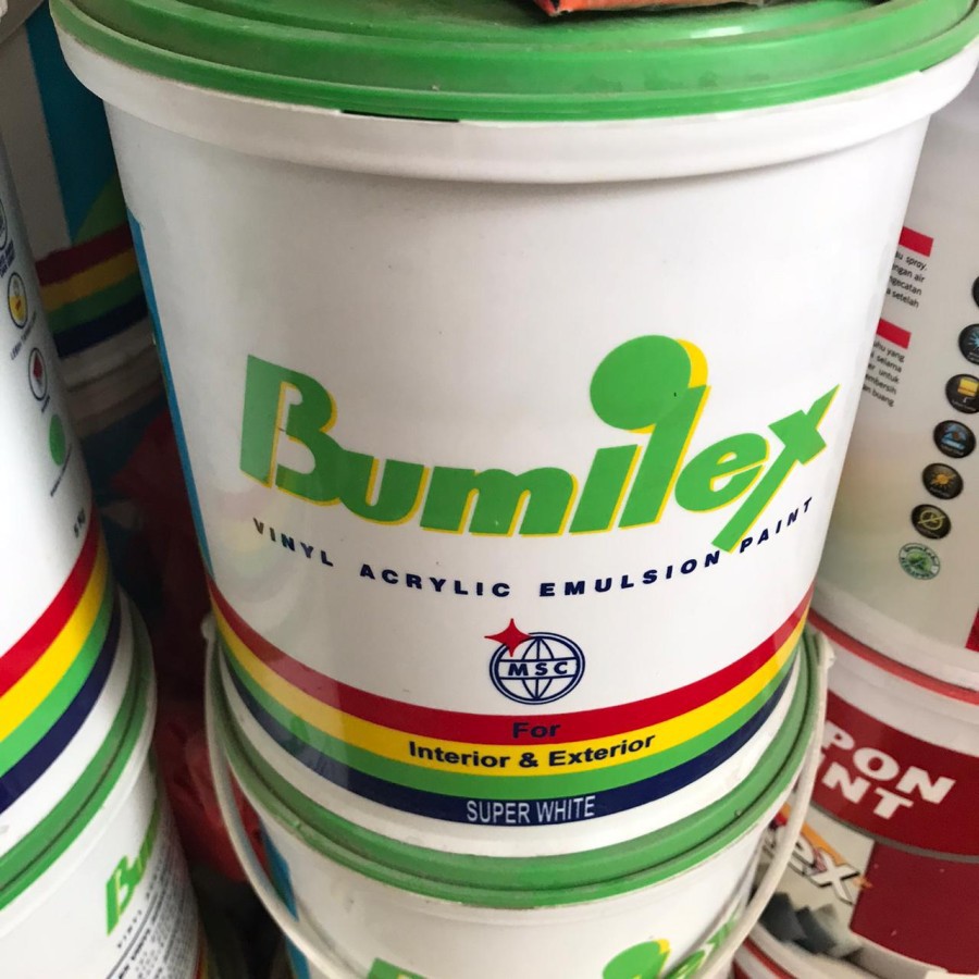 cat tembok bumilex interior ukuran galon 5 kg