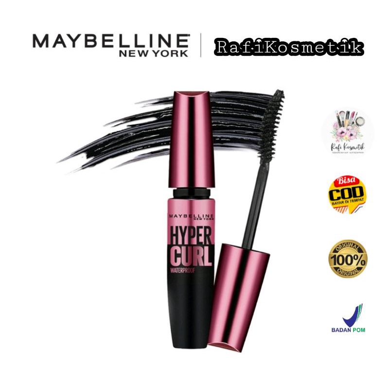 MAYBELLINE Mascara Hypercurl Waterproof | Mascara MAYBELLINE Hypercurl