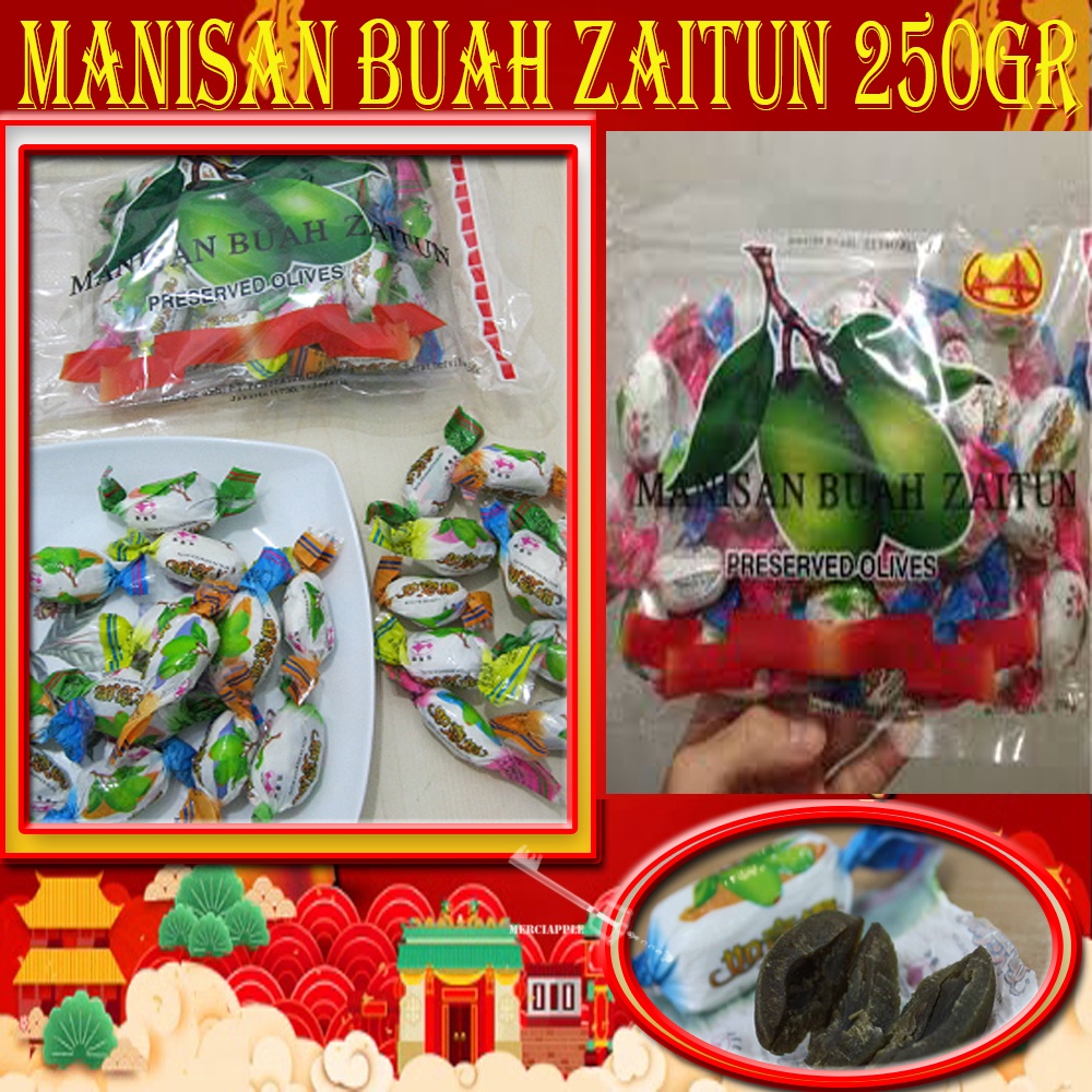 

Manisan Buah Zaitun Kana Tanpa Biji Permen Imlek China Chinese New Years China Hai Wan Qiao Olives 250gram