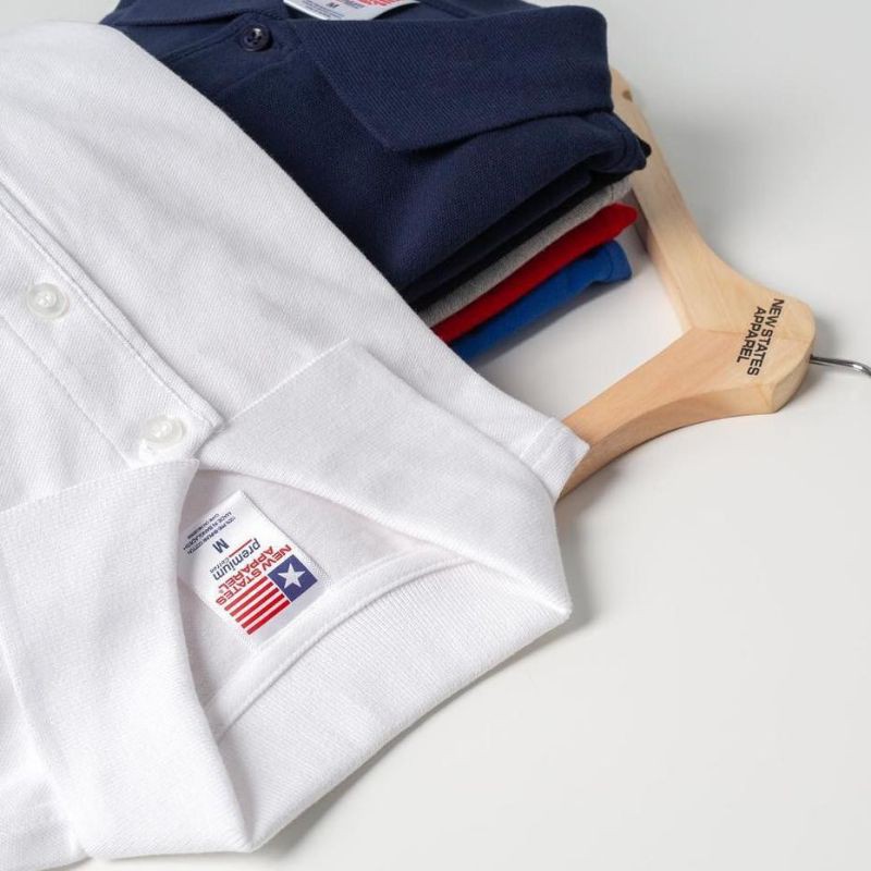 New States Apparel Premium Cotton Polo Shirt 
