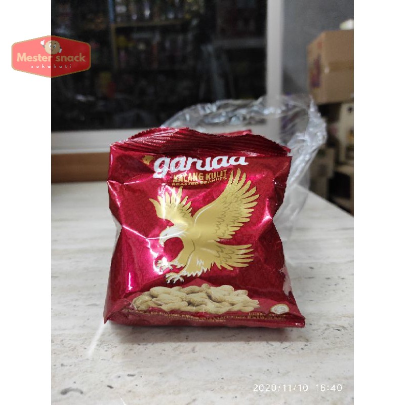 

Garuda Kacang Kulit 16 gram (1 renceng isi 10 pcs)